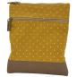 Preview: Handtasche Canvas Crossbag No Name Punkte Curry Gelb